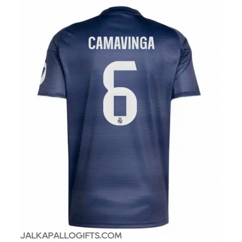 Real Madrid Eduardo Camavinga #6 Vieraspaita 2025-26 Lyhythihainen